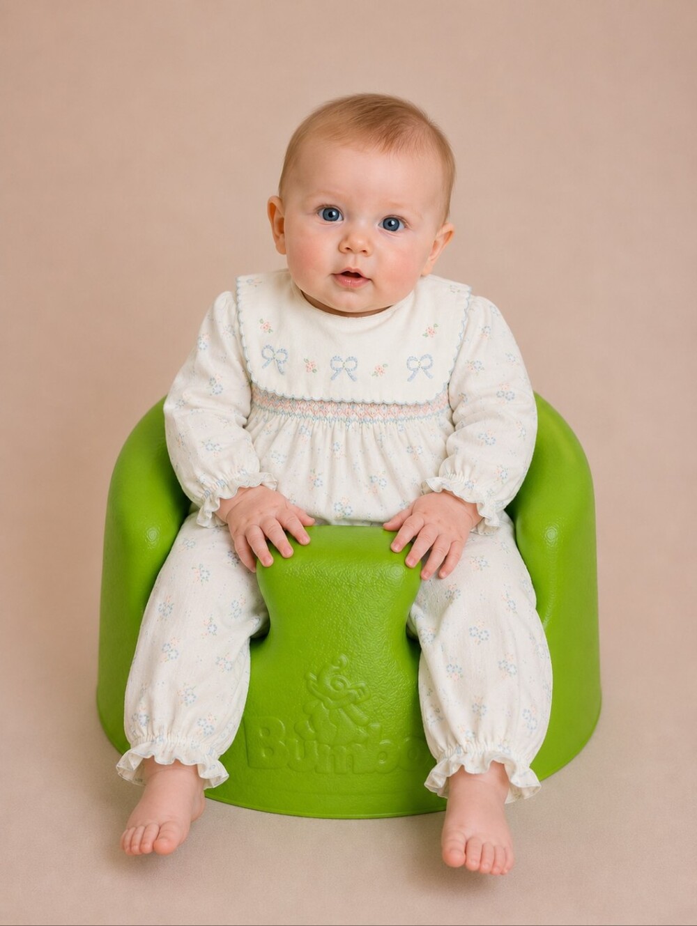 "Beautiful vintage heirloom style romper- Size 6-9 Months